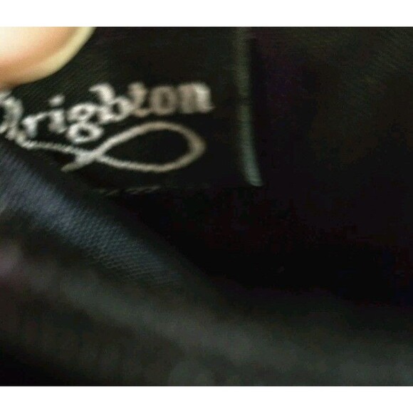 Brighton Leather Crossbody Mini Bag Black and Brown Wallet - Picture 11 of 14